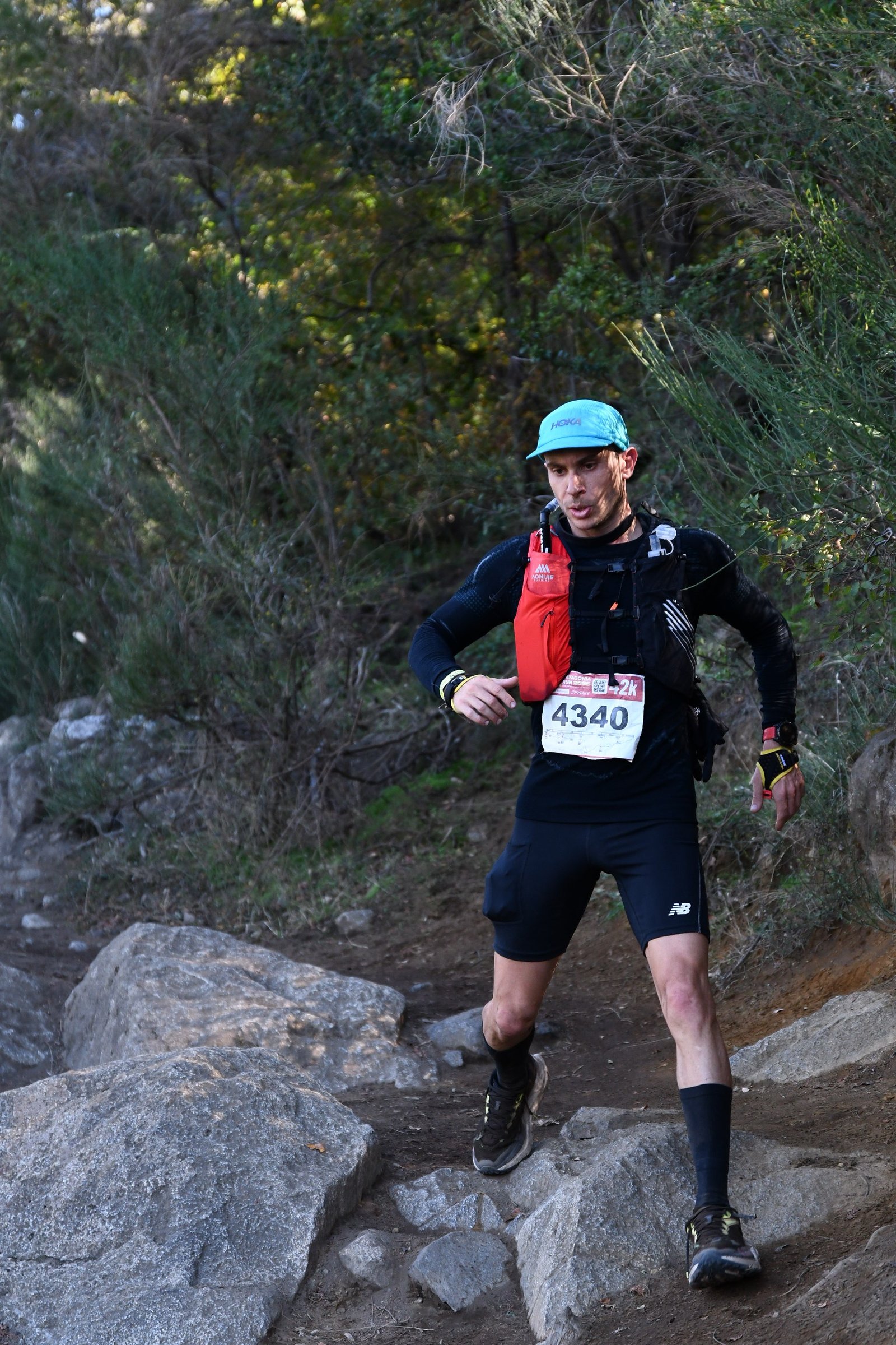 Agustín en trail running